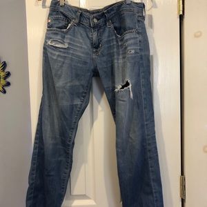 AG ADRIANO GOLDSCHMIED EX BF CROP JEANS